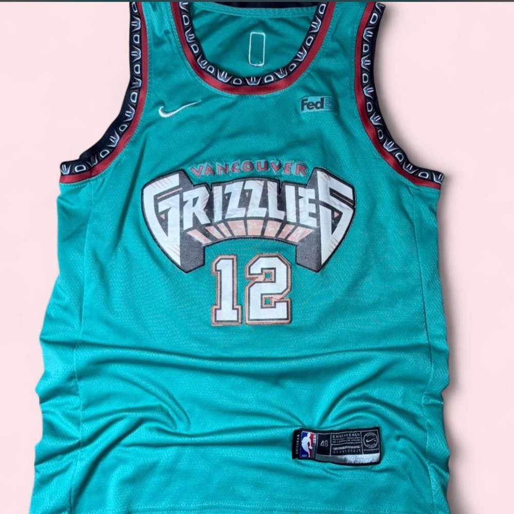 Nike Teal Vancouver Grizzlies Jersey